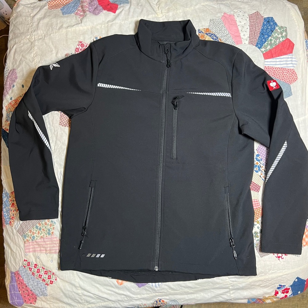Engelbert Strauss Motion 2020 Mens Softshell Jacket Black Workwear Size M